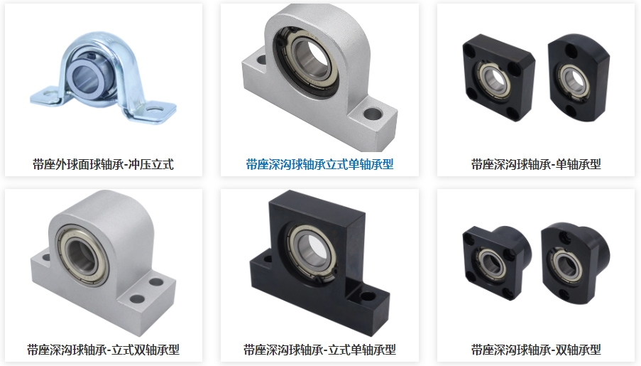帶座深溝球軸承的型號(hào)含義