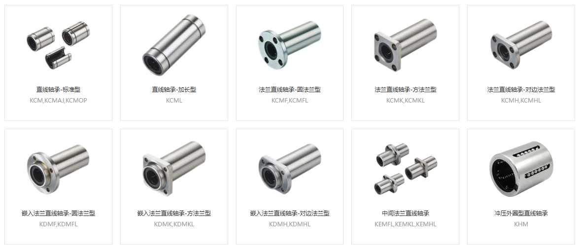 直線軸承，軸承震動，軸承加工